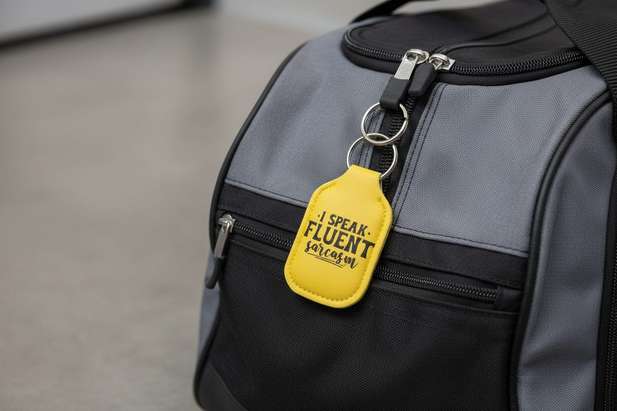 Key-Chain Holder - Hand Sanitizer - Sayings