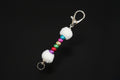 Handcrafted Fuzz Beaded Keychains – 16