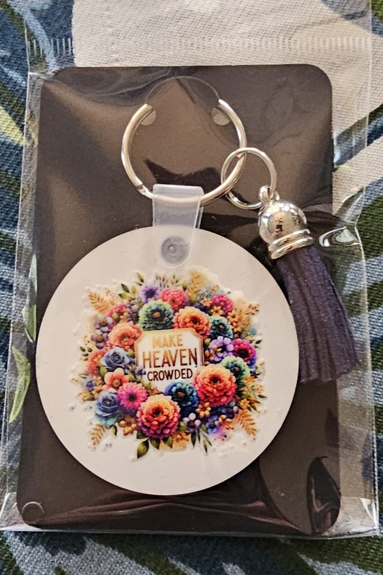 Handcrafted Key-Chains - GOD inspired Round