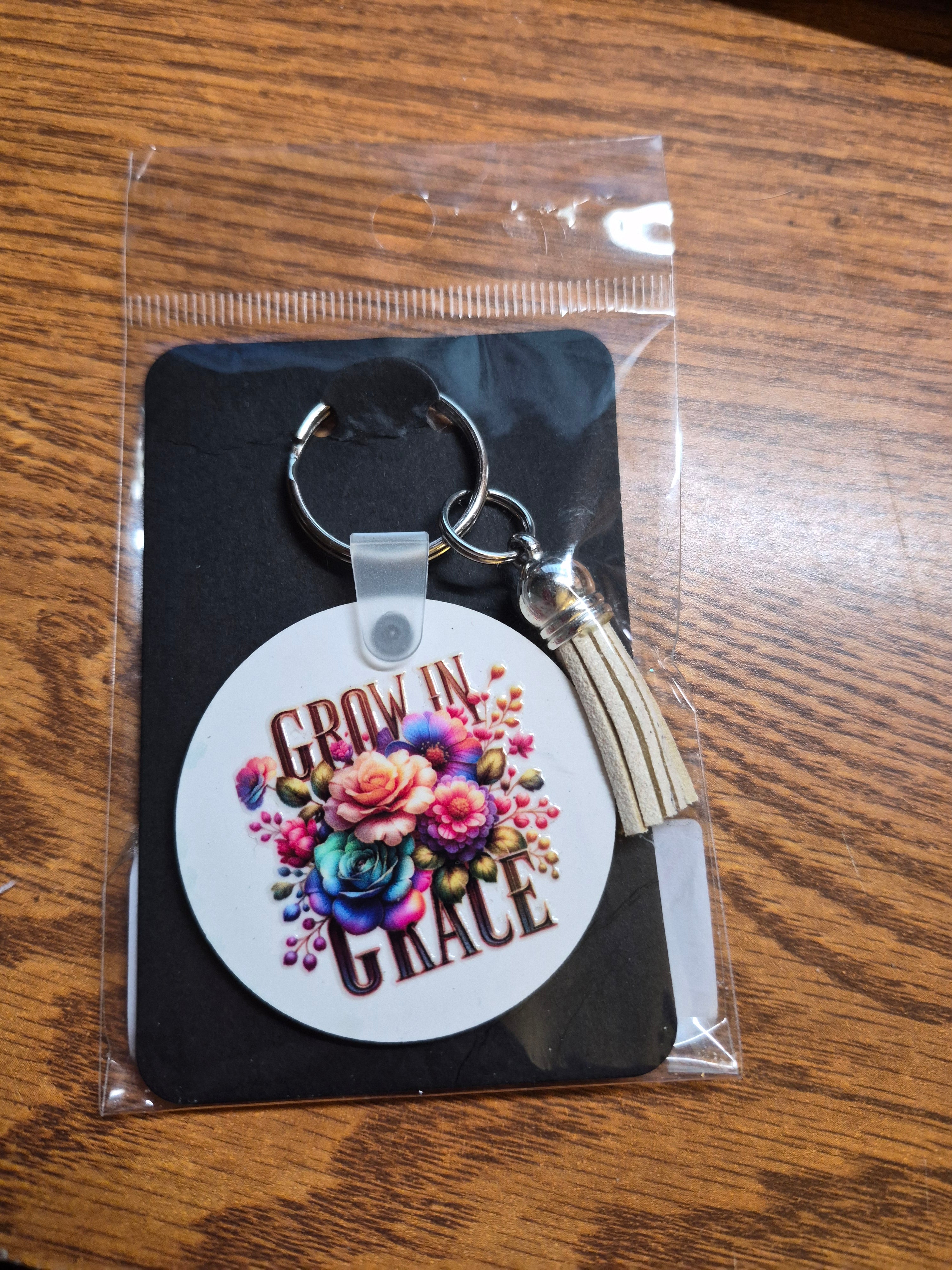 Handcrafted Key-Chains - GOD inspired Round