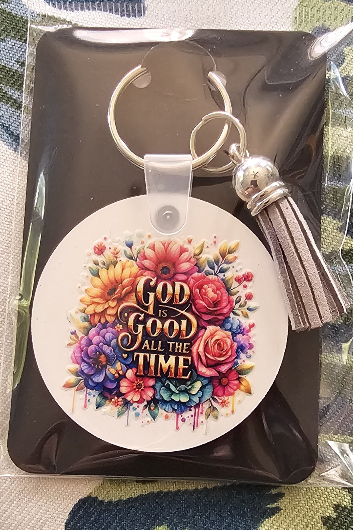 Handcrafted Key-Chains - GOD inspired Round