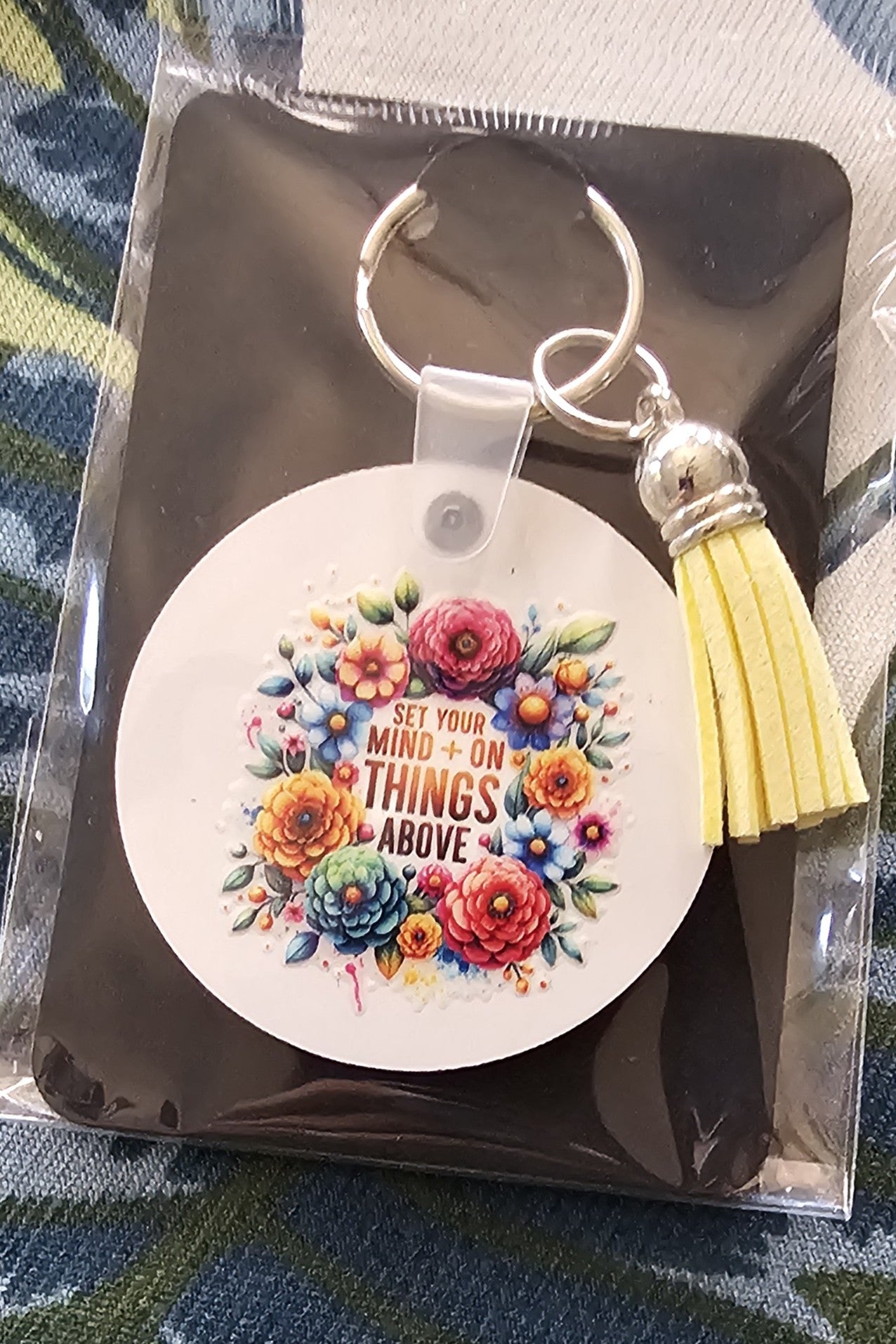 Handcrafted Key-Chains - GOD inspired Round