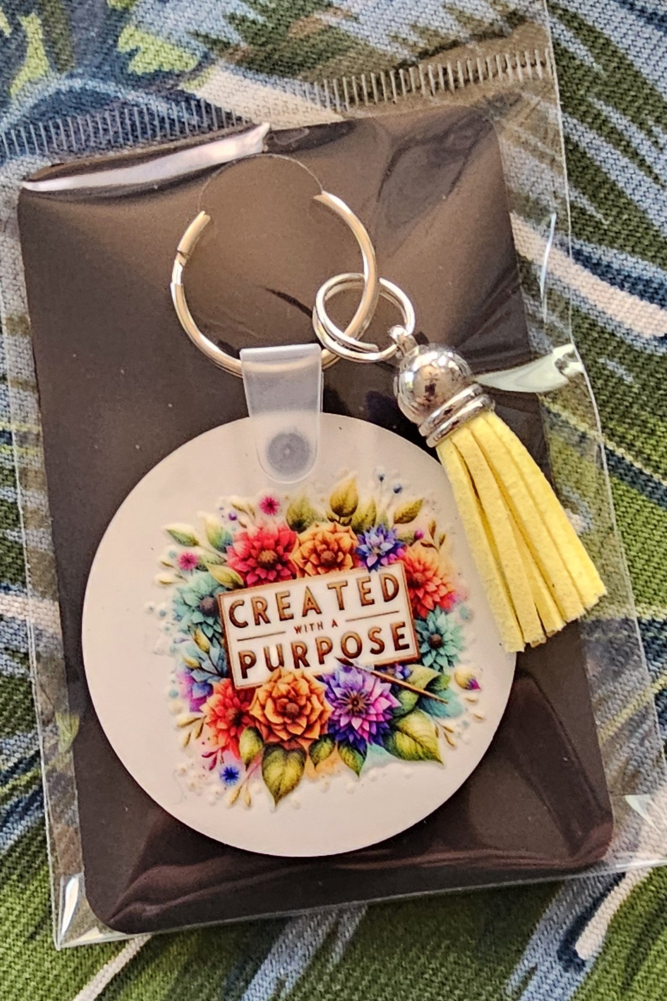 Handcrafted Key-Chains - GOD inspired Round