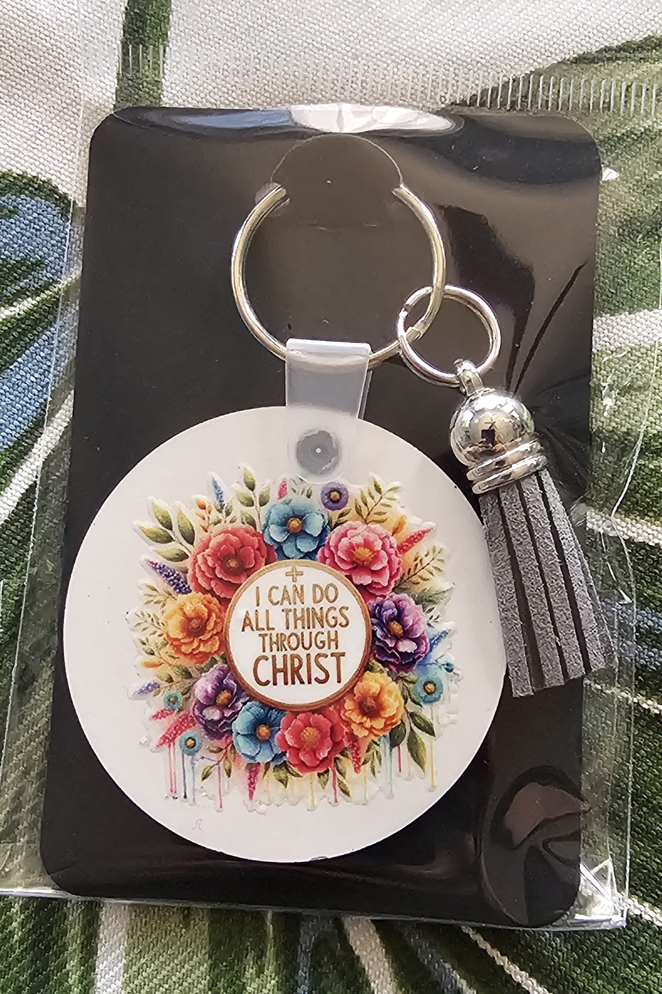 Handcrafted Key-Chains - GOD inspired Round