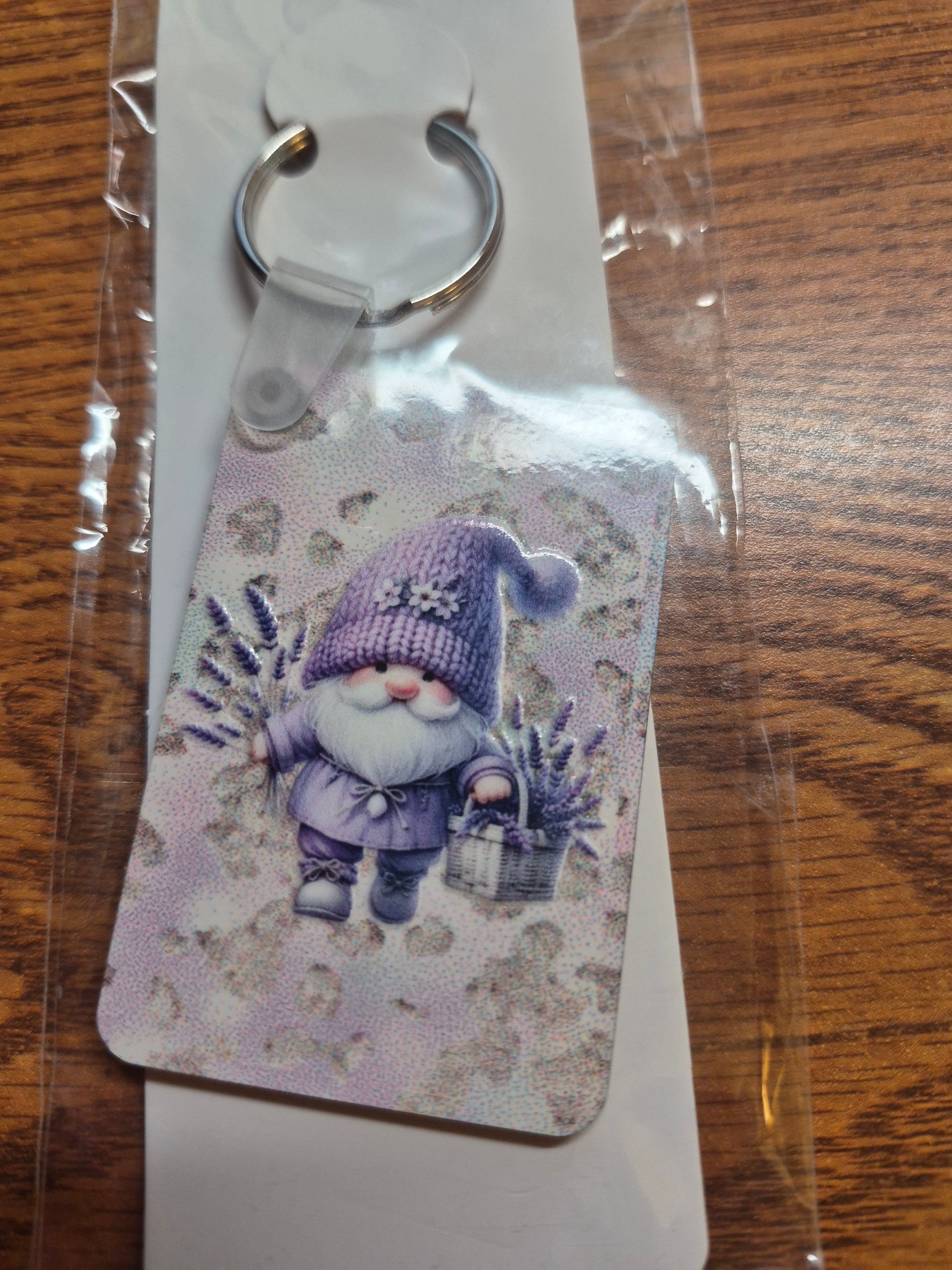 Key-Chains - Rectangle – a Handcrafted and Limited Gnome Design - 8 Designs