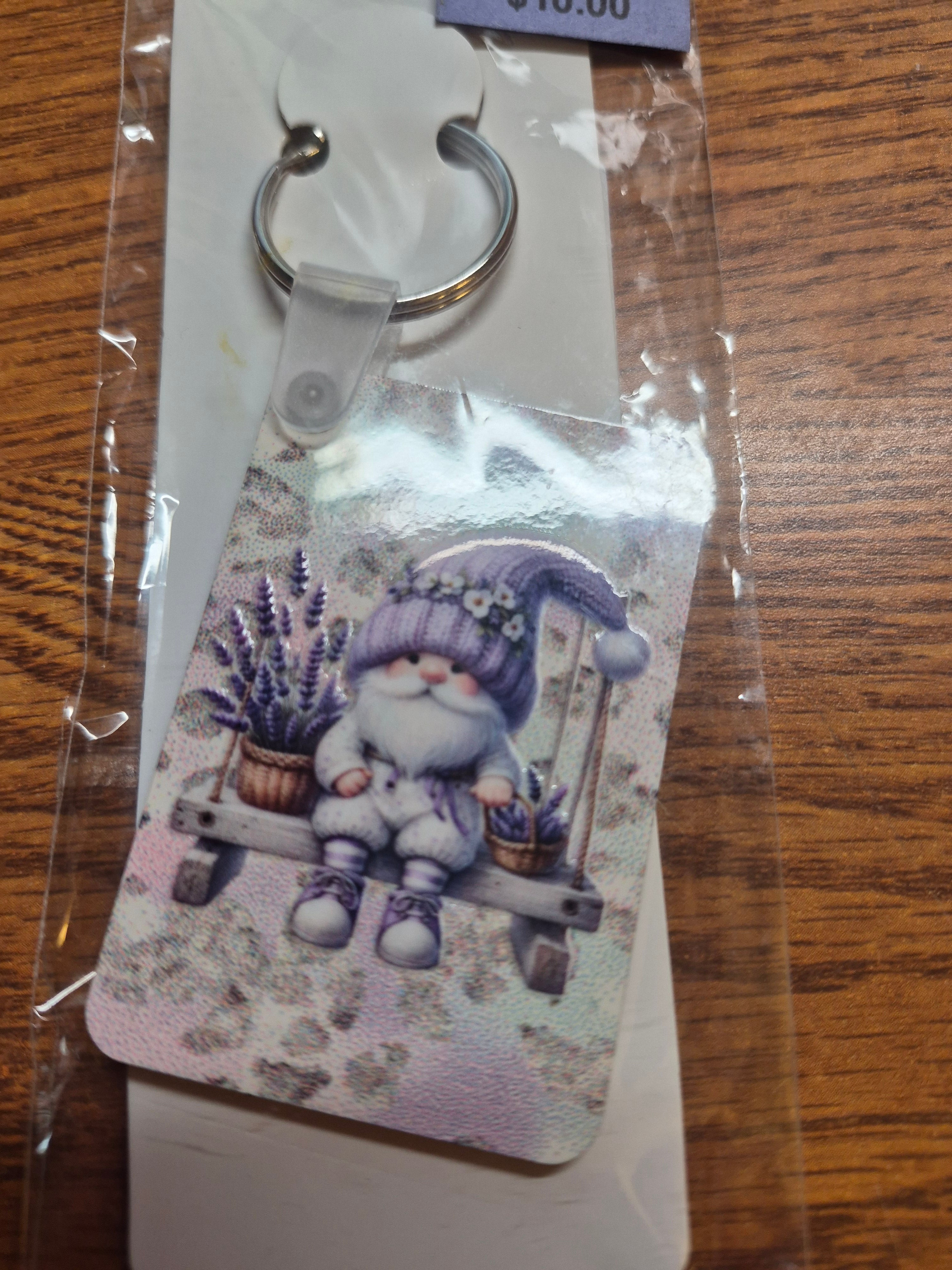 Key-Chains - Rectangle – a Handcrafted and Limited Gnome Design - 8 Designs