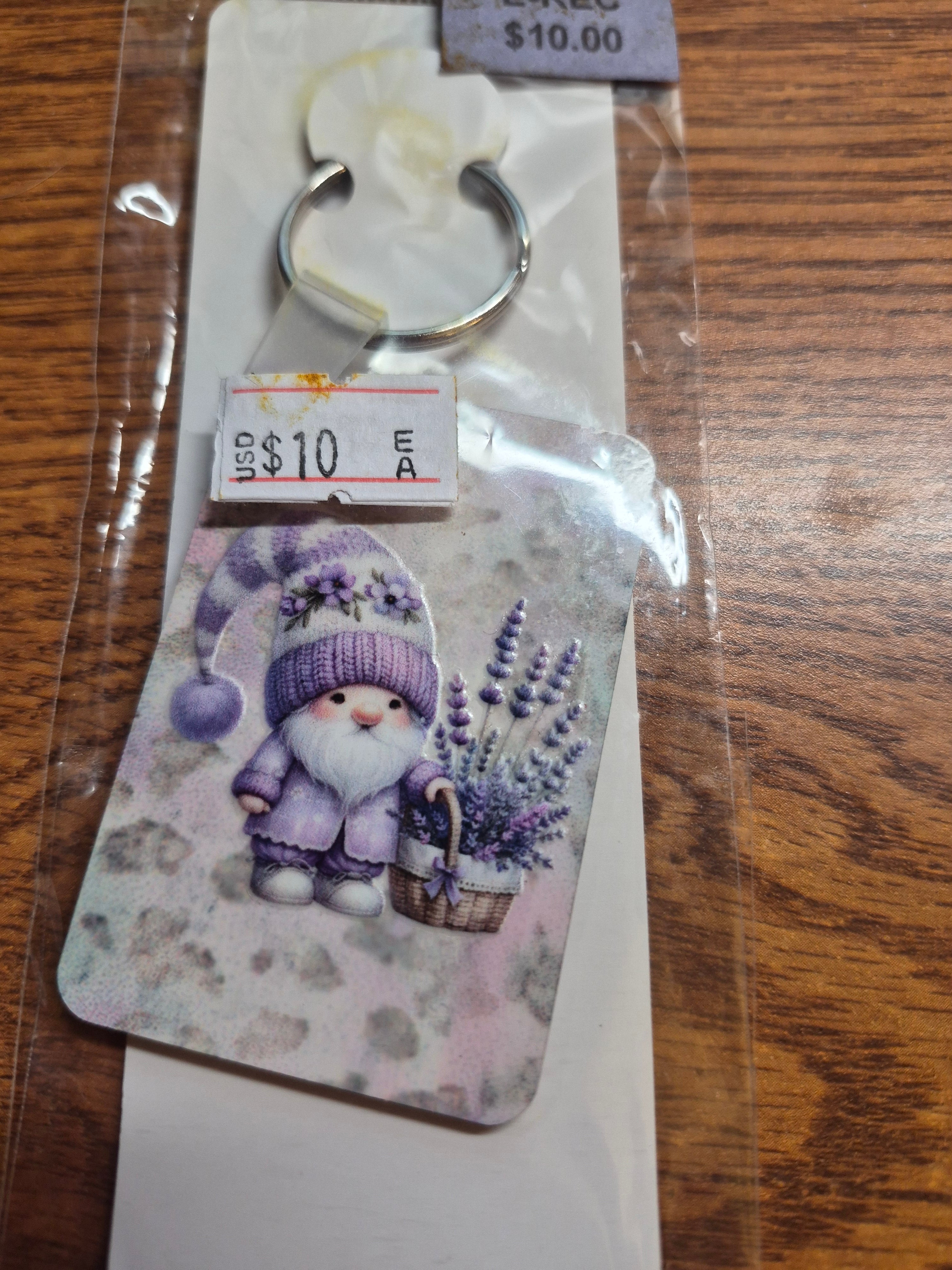 Key-Chains - Rectangle – a Handcrafted and Limited Gnome Design - 8 Designs