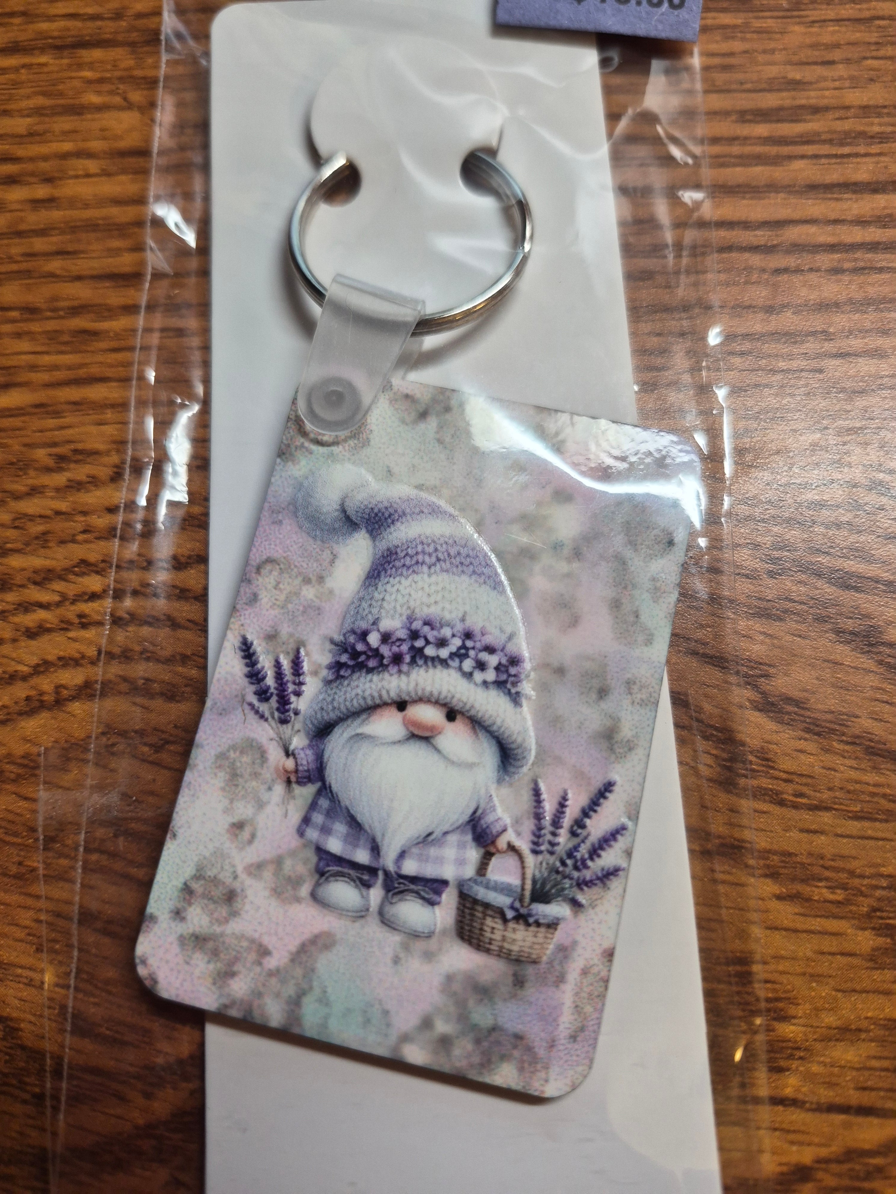 Key-Chains - Rectangle – a Handcrafted and Limited Gnome Design - 8 Designs