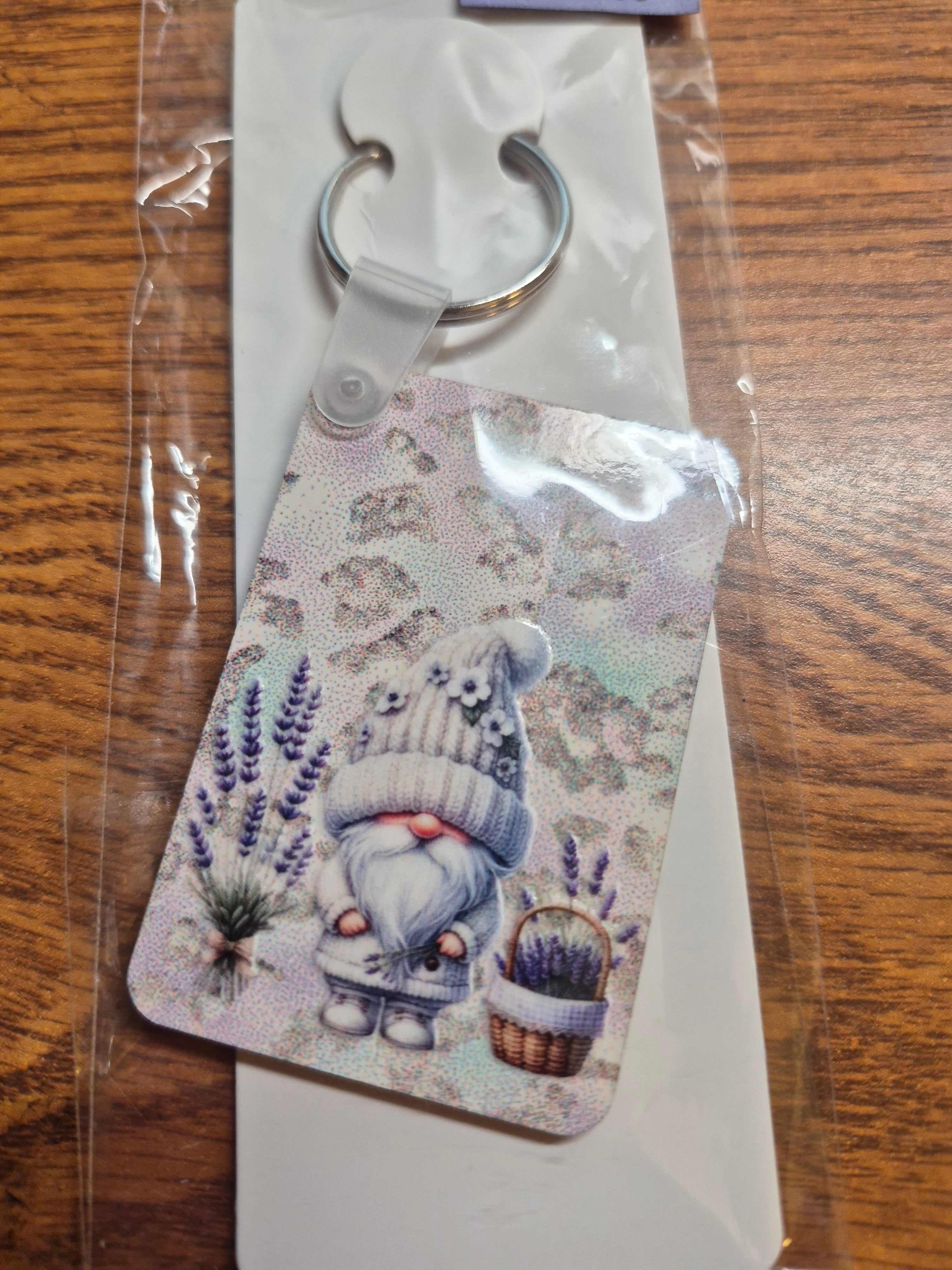 Key-Chains - Rectangle – a Handcrafted and Limited Gnome Design - 8 Designs