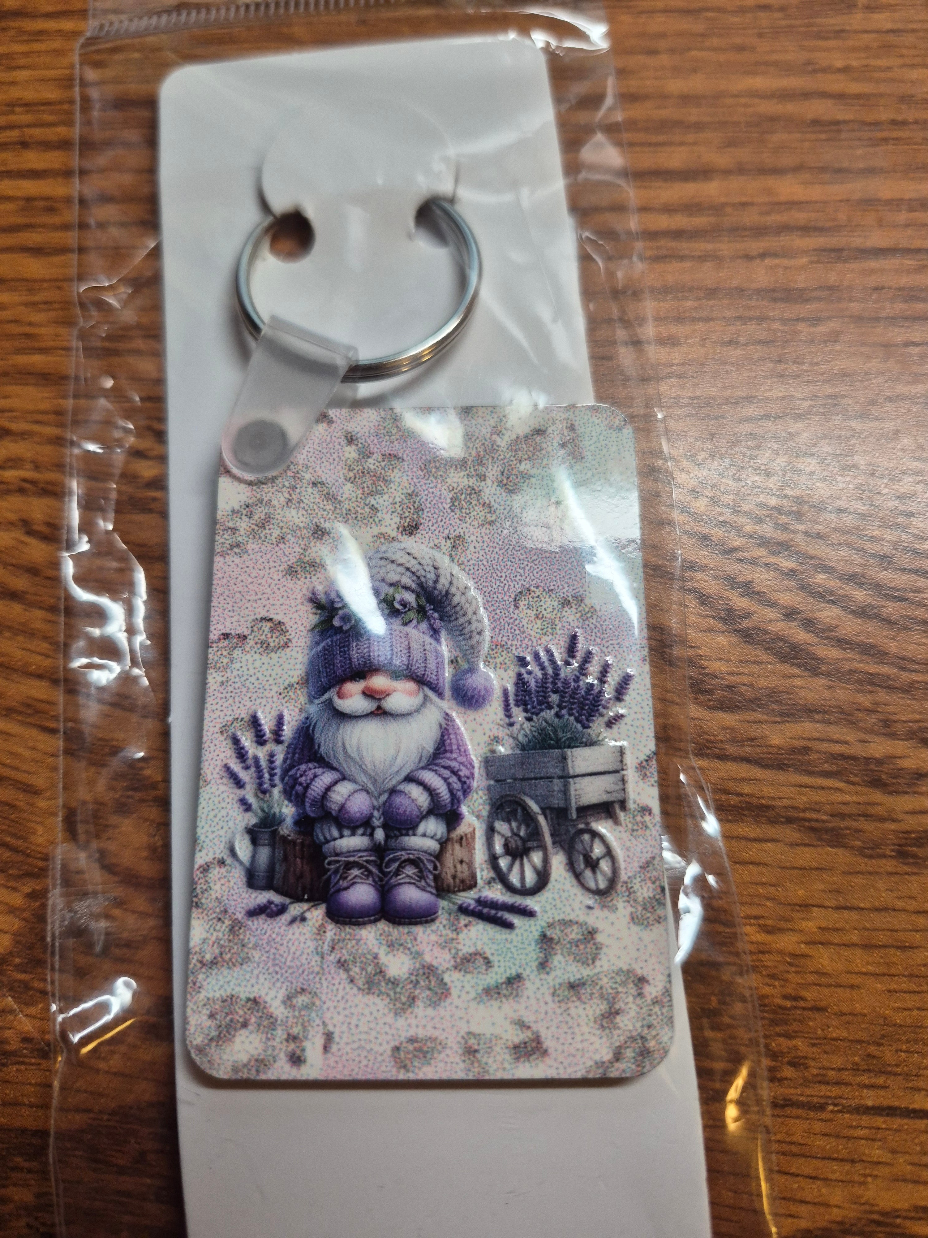 Key-Chains - Rectangle – a Handcrafted and Limited Gnome Design - 8 Designs