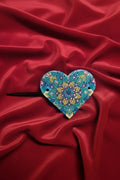 Diamond Art Hair Clips - Heart Shaped and Each One is Handcrafted and One-of-a-Kind