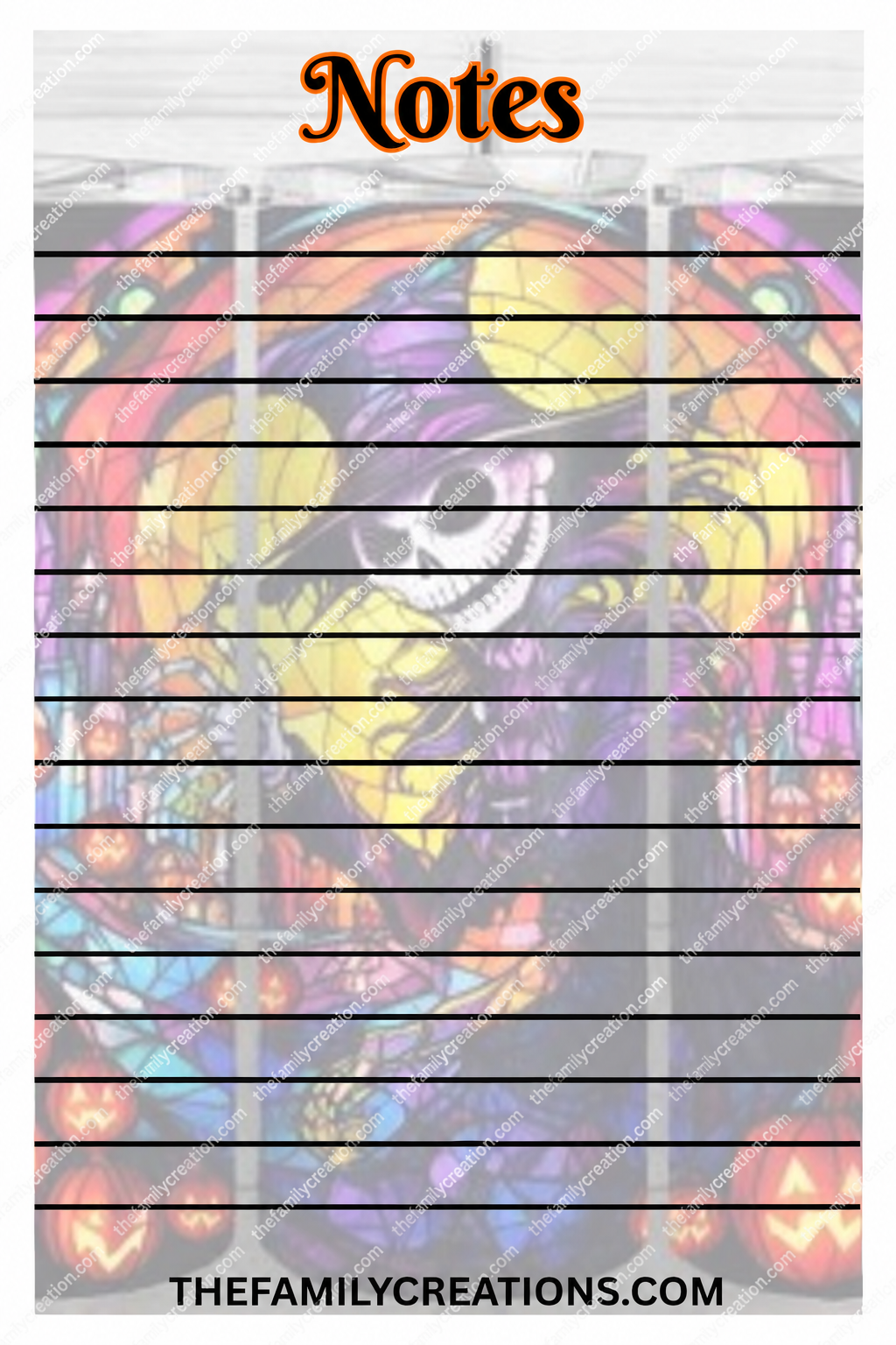 Halloween Inspired Note Pads