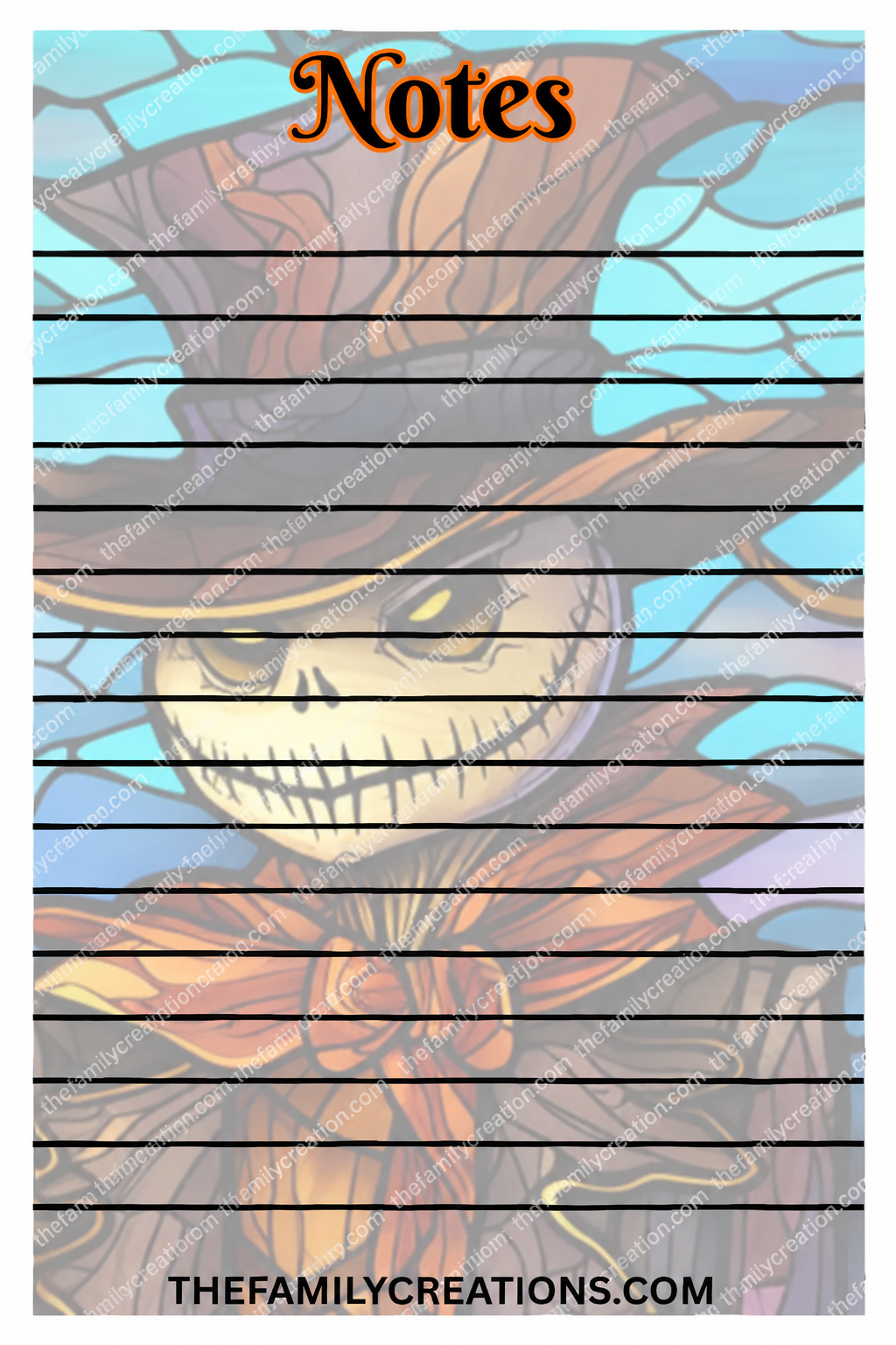 Halloween Inspired Note Pads