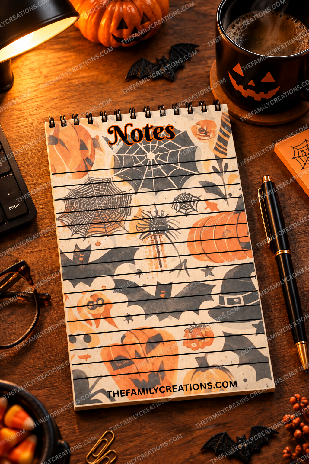 Halloween Inspired Note Pads