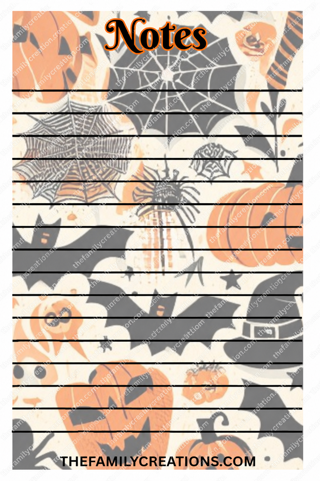 Halloween Inspired Note Pads