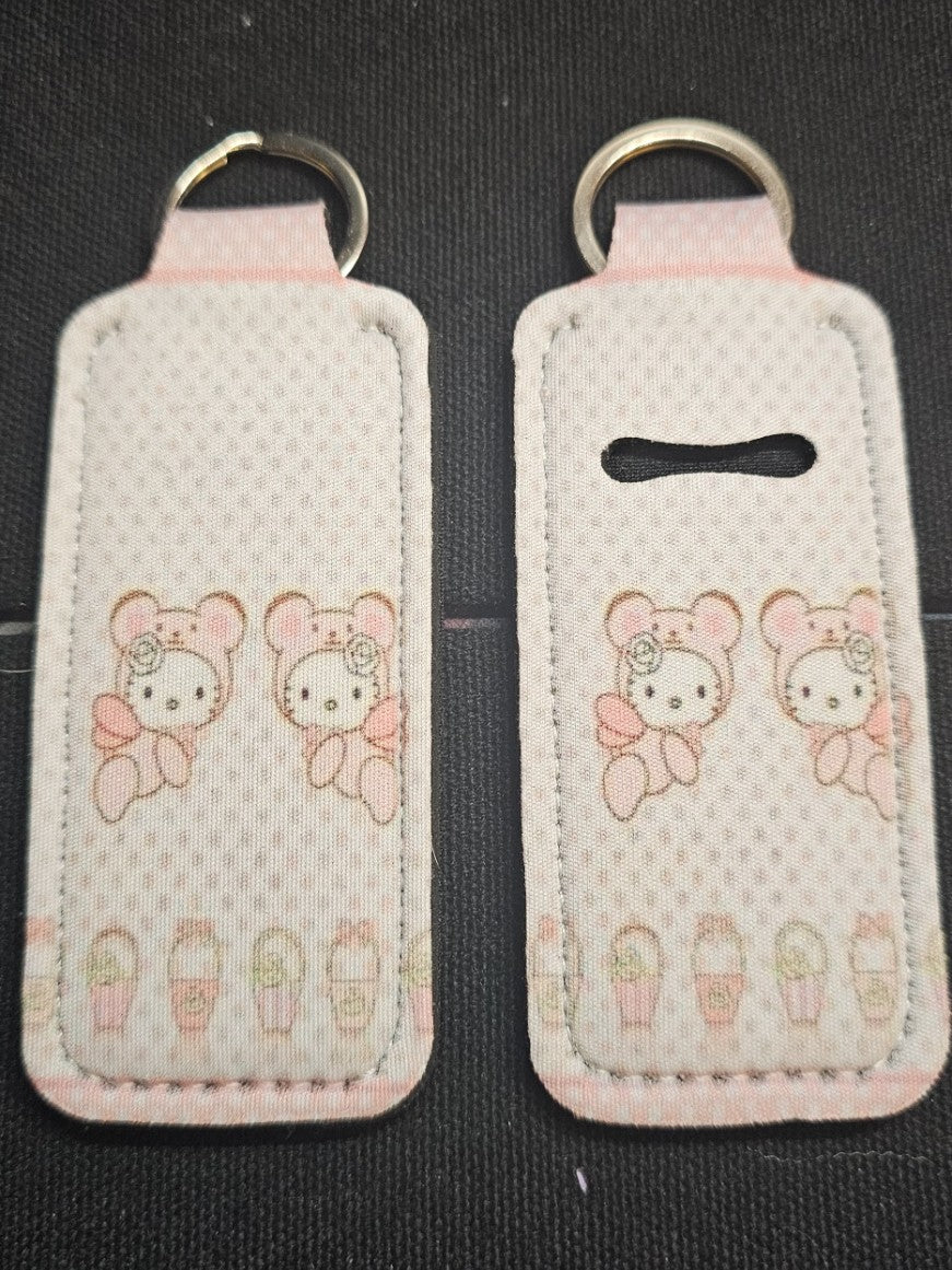 Key-Chain Holder - Chap-stick/Lipstick/Lighter - Hello Kittyy