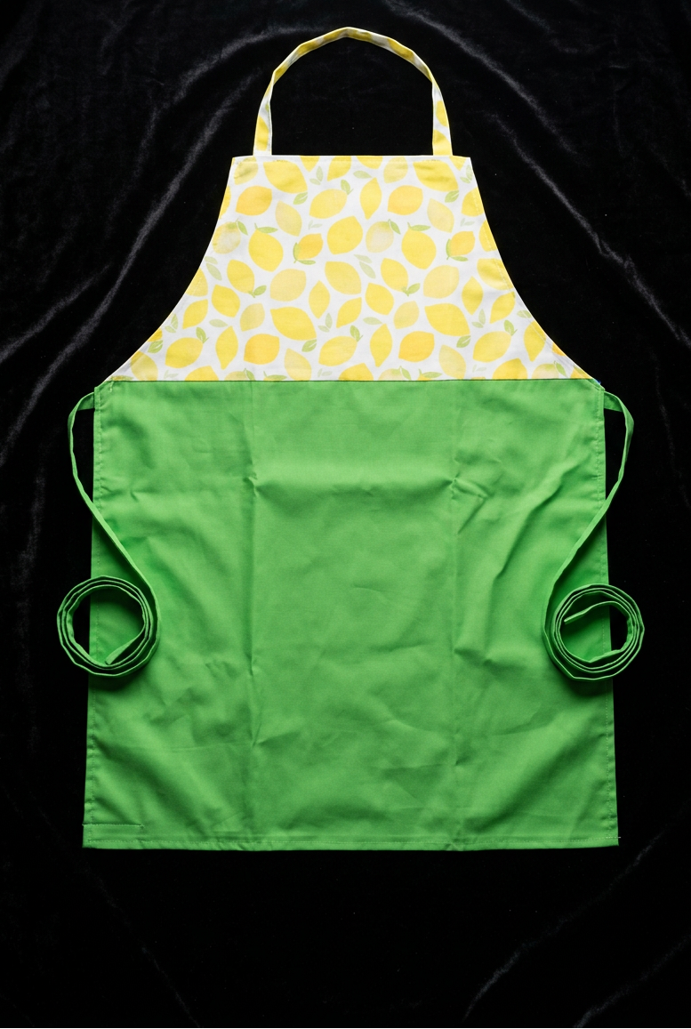 Apron - Adult - Lemon W-Green