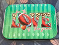 Rectangle Magnets – Sports Inspired - Love Football