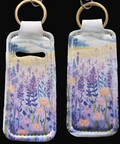 Key-Chain Holder - Chap-stick/Lipstick/Lighter - Lilac