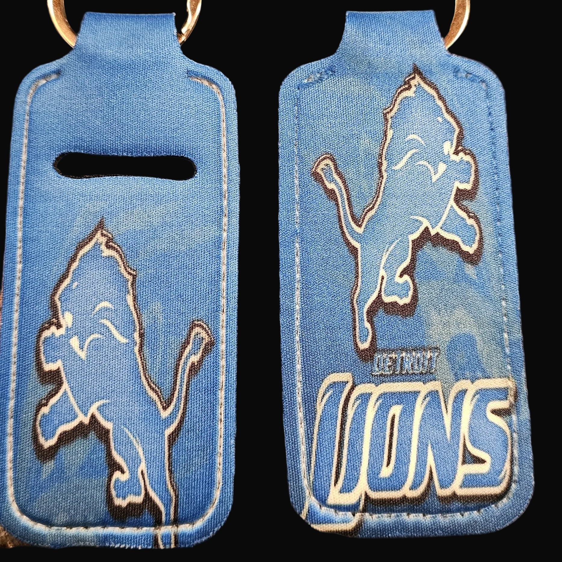 Detroit Lions - Key-Chain Holder - Chap-stick/Lipstick/Lighter