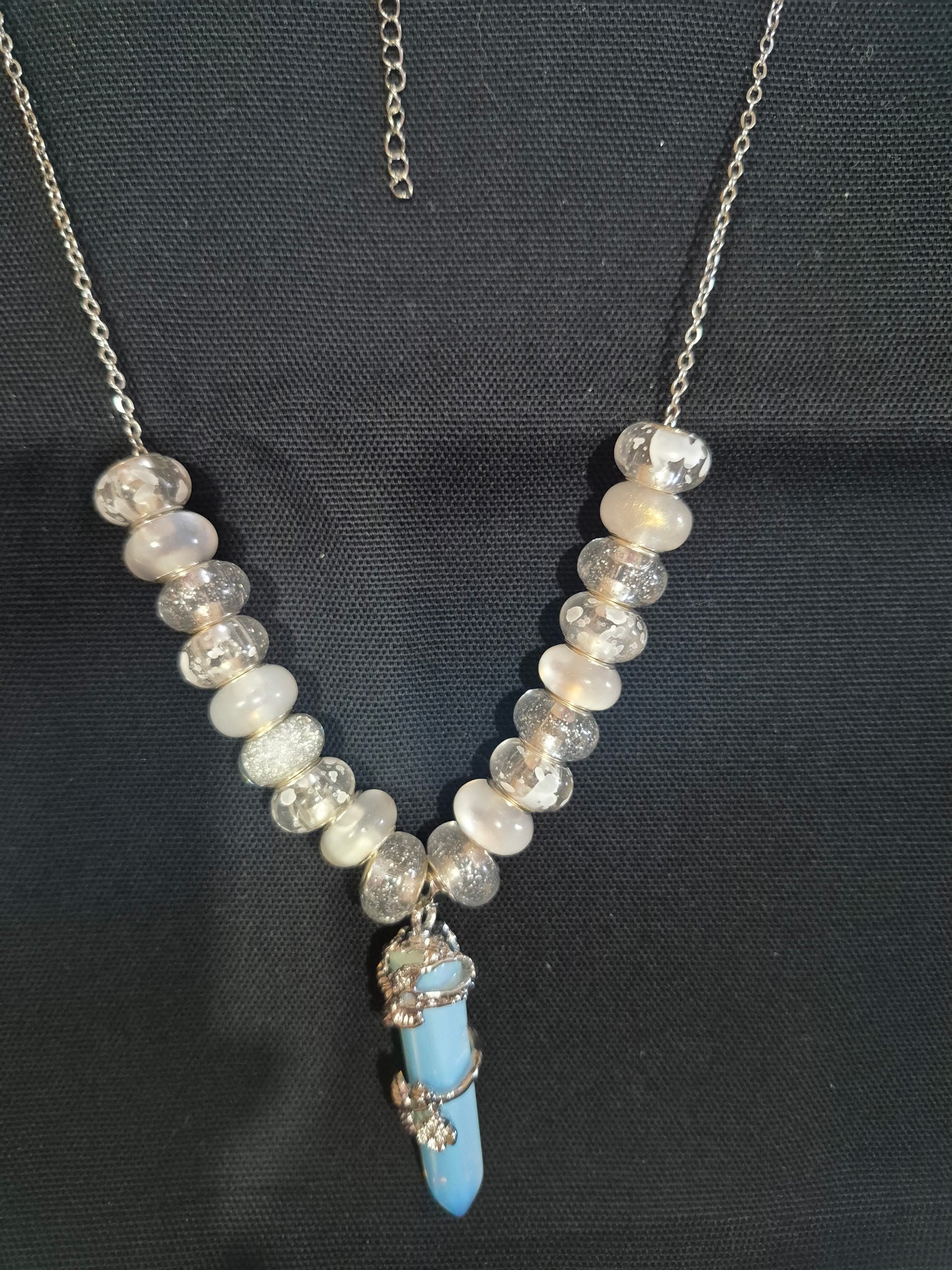 Blue Crystal Bead Necklaces – Each One Handcrafted, One‑of‑a‑Kind