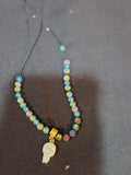 Necklace – Halloween Edition w/ Each One Handcrafted w/ Blue Mummy Beads