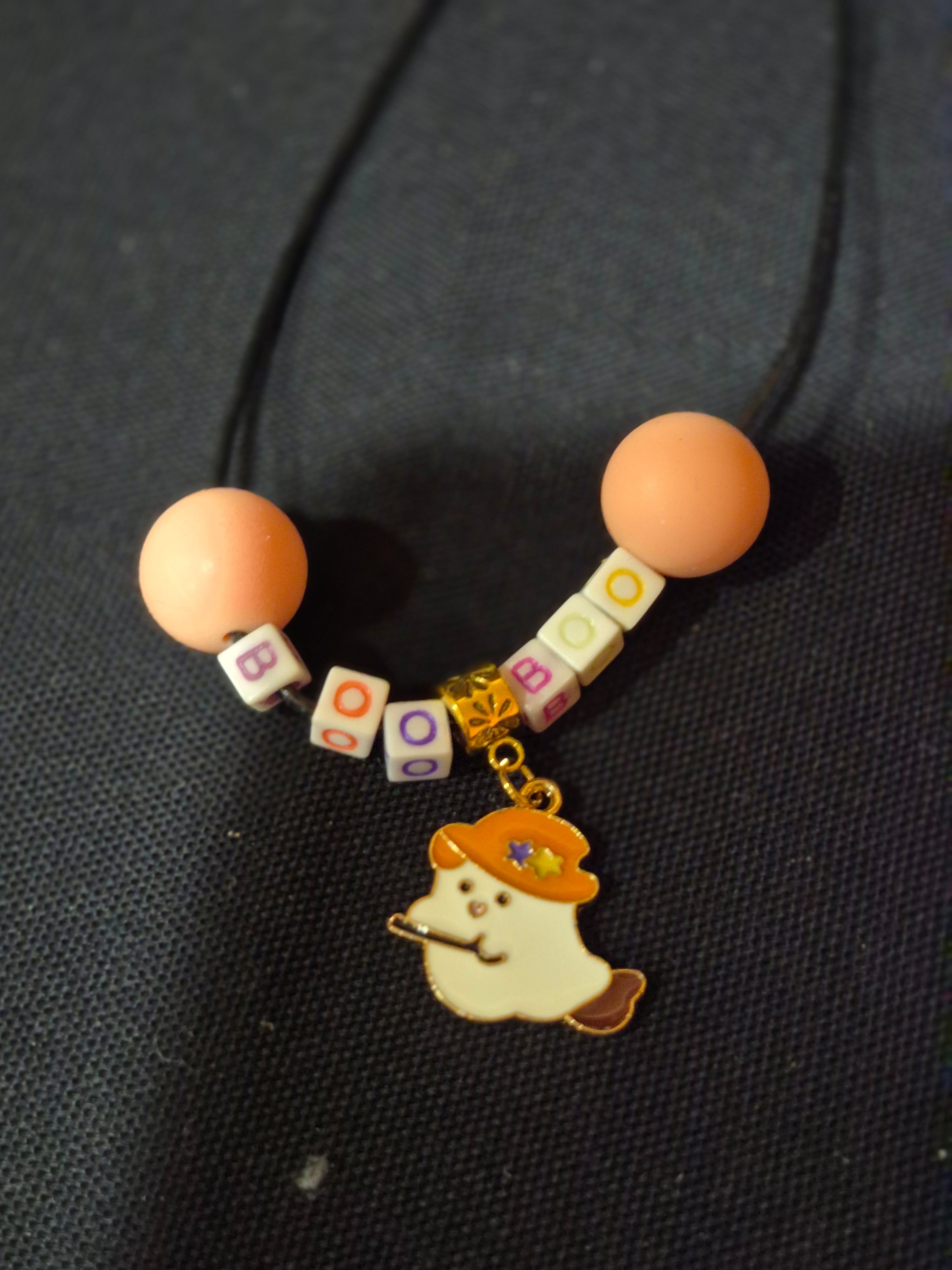 Halloween Boo Boo  Bead Necklaces – Each One Handcrafted, One‑of‑a‑Kind