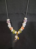 Halloween Reaper w/ Multi Color Bead Necklaces – Each One Handcrafted, One‑of‑a‑Kind