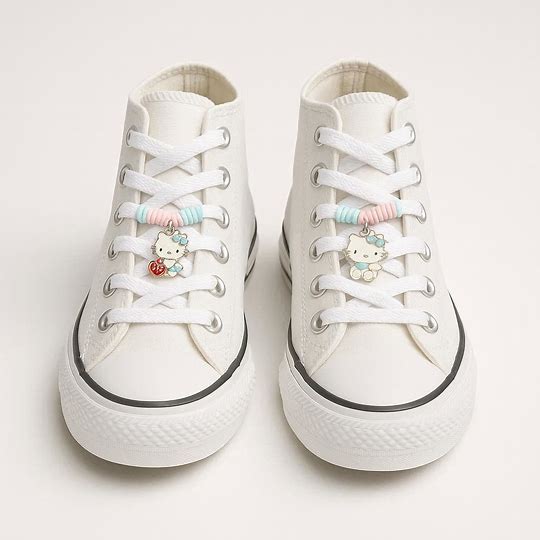 Stretchable Shoe Laces with Hand‑Beaded Accents - (04)