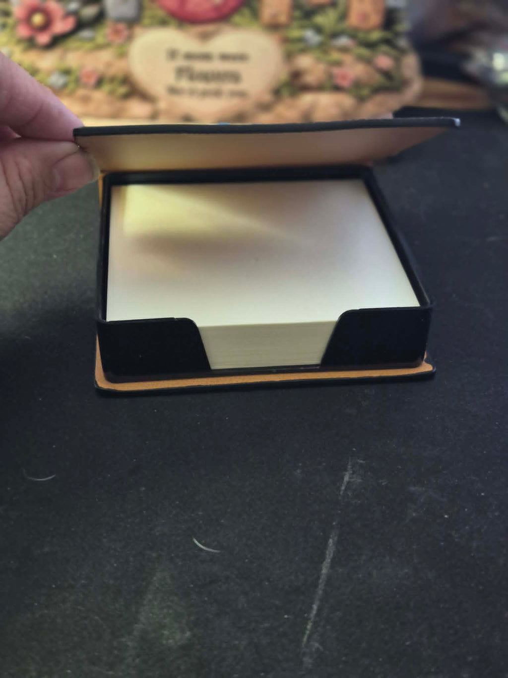 Keepsake Box - Flax Leather - Owl