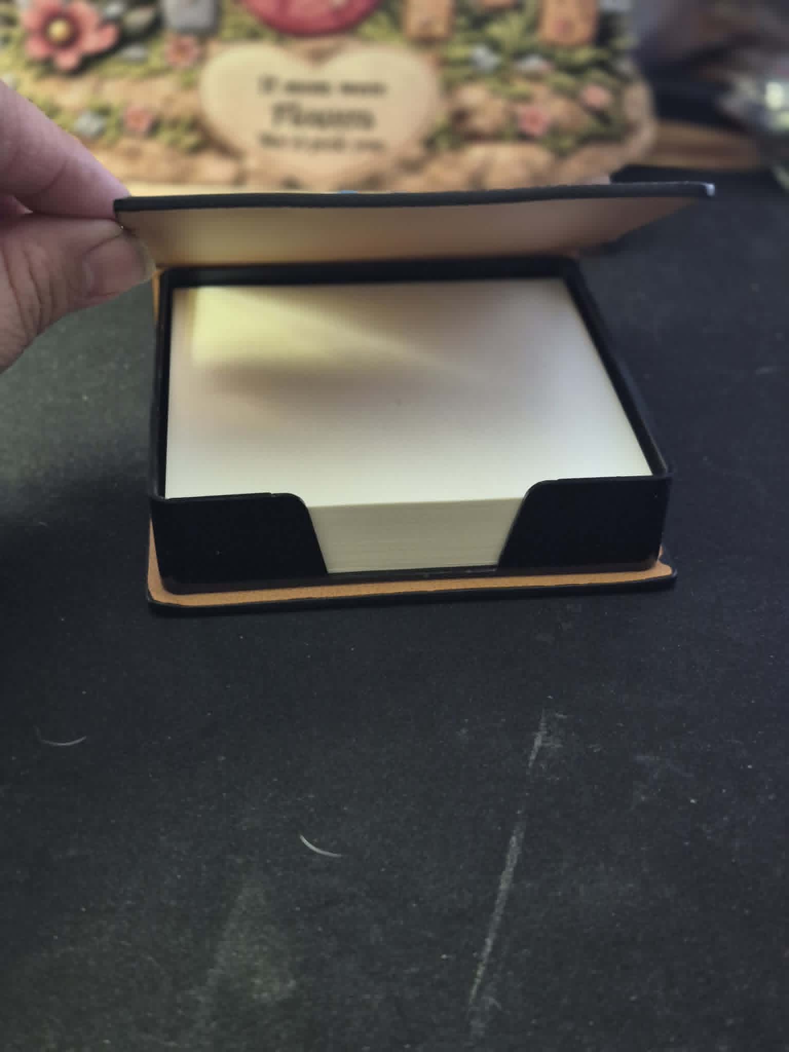 Keepsake Box - Flax Leather - Owl
