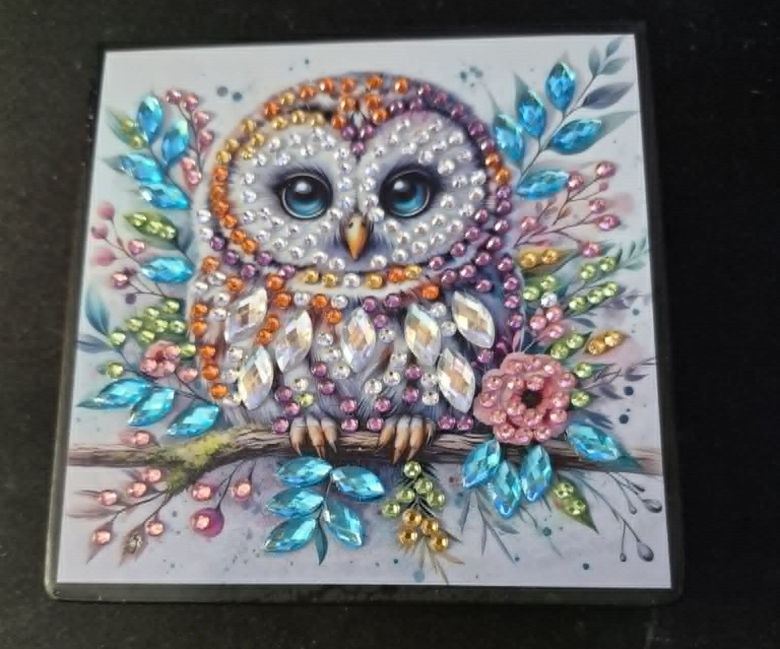 Keepsake Box - Flax Leather - Owl