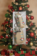 Key‑Chain Holder Set - Penguin – Chapstick & Hand Sanitizer