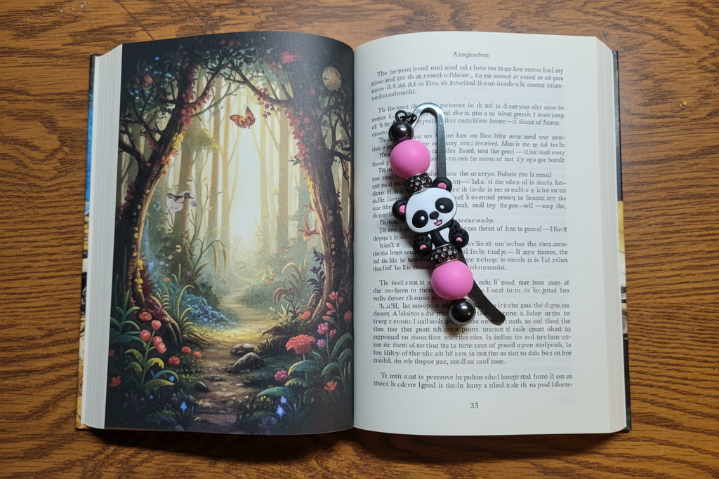 Unique Beaded Handmade Slide-In Bookmarks - 03