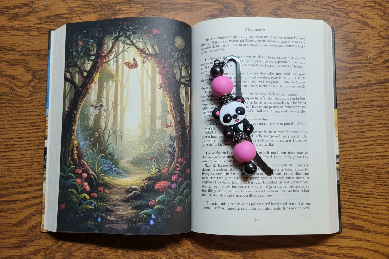 Unique Beaded Handmade Slide-In Bookmarks - 03