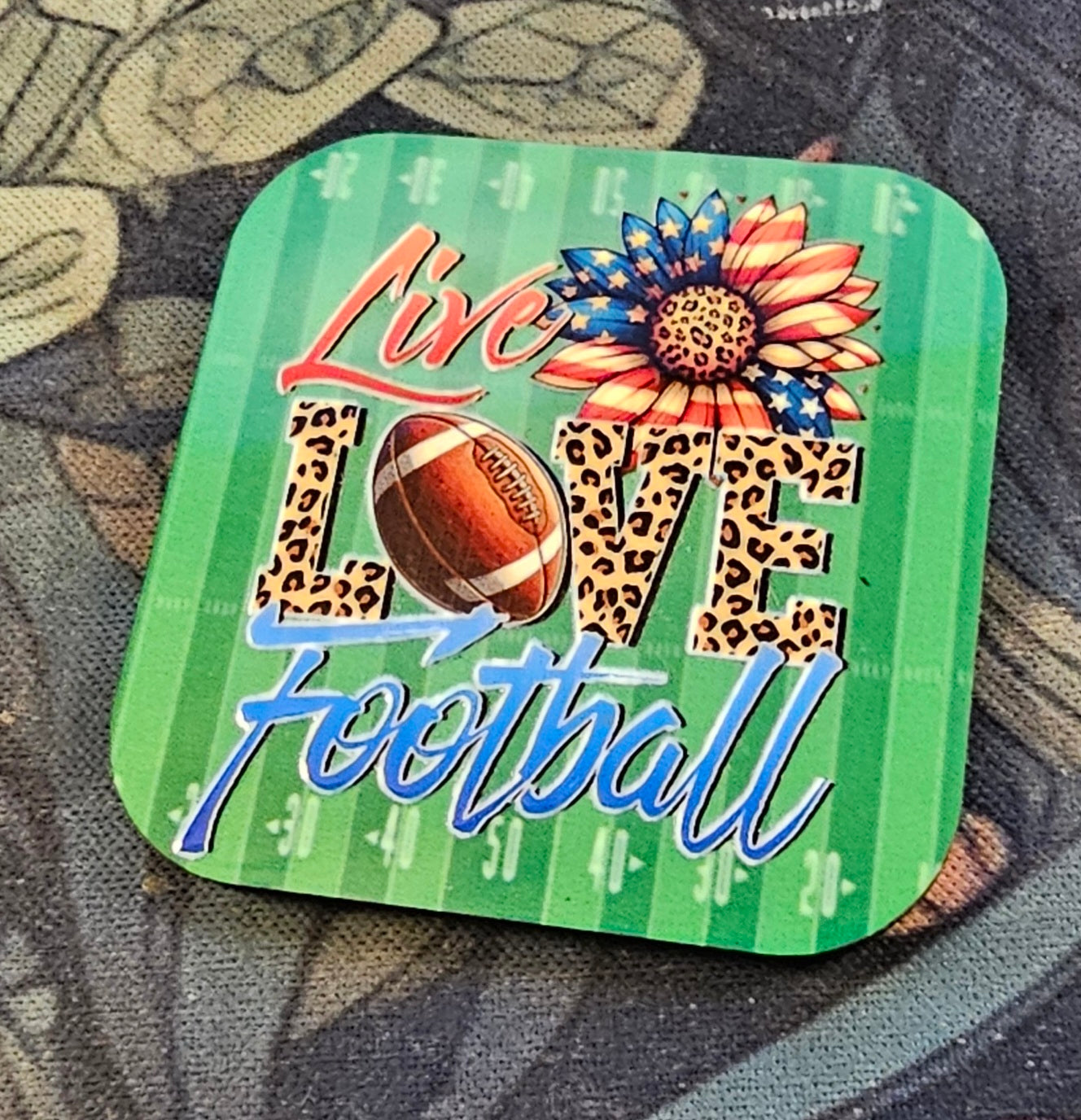 Magnets - Square - Football Inspired  - Limited Only One Available