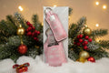 Key‑Chain Holder Set - Pink Snowflake – Chapstick & Hand Sanitizer