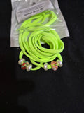 Stretchable Shoe Laces with Hand‑Beaded Accents - (N01)