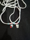 Stretchable Shoe Laces with Hand‑Beaded Accents - (04)