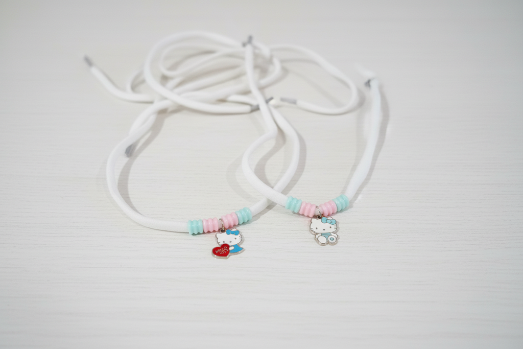 Stretchable Shoe Laces with Hand‑Beaded Accents - (04)