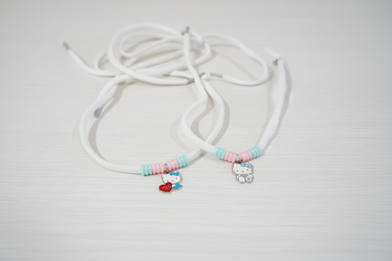Stretchable Shoe Laces with Hand‑Beaded Accents - (04)