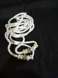Stretchable Shoe Laces with Hand‑Beaded Accents - (07)