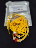 Stretchable Shoe Laces with Hand‑Beaded Accents - (Y02)