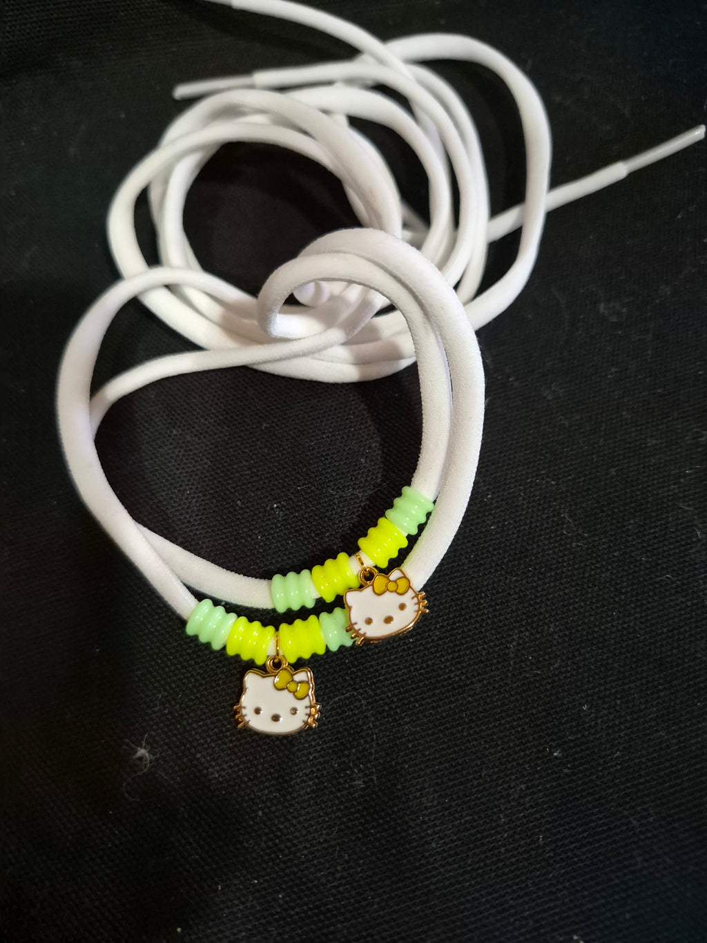 Stretchable Shoe Laces with Hand‑Beaded Accents - (01)