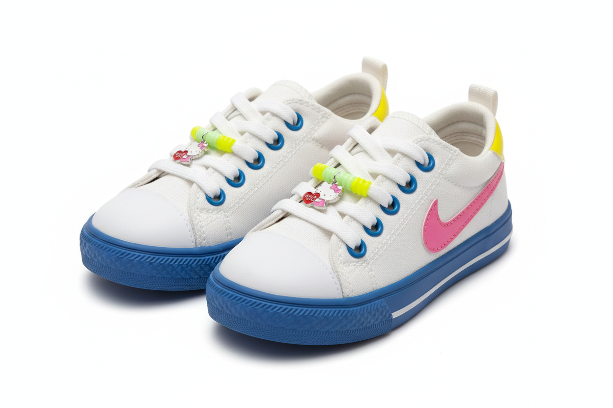 Stretchable Shoe Laces with Hand‑Beaded Accents - (02)