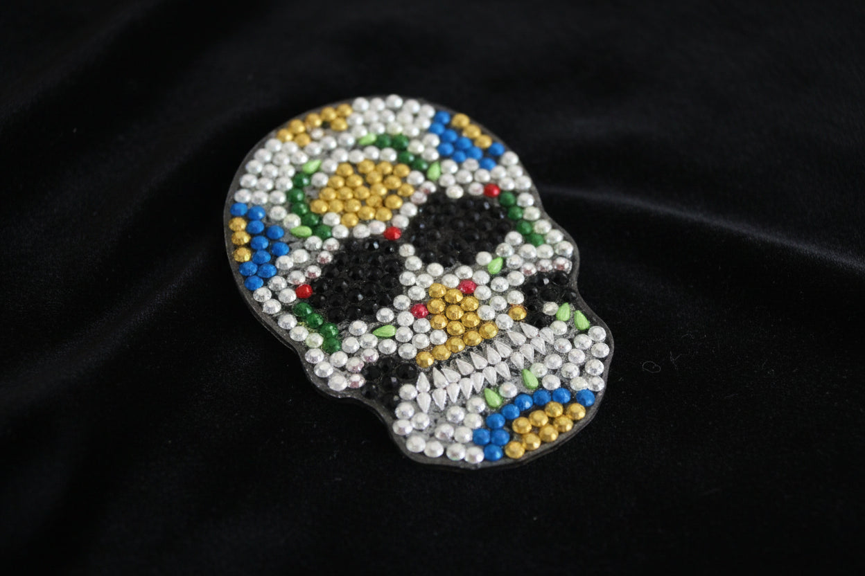Handcrafted Diamond Art Keychains – Skull - 13