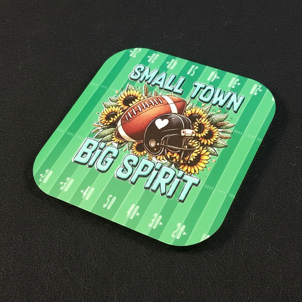 Square Magnets – Football Inspired - Big Spirit