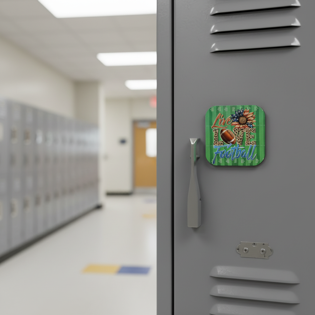 Square Magnets – Football Inspired - Love Football