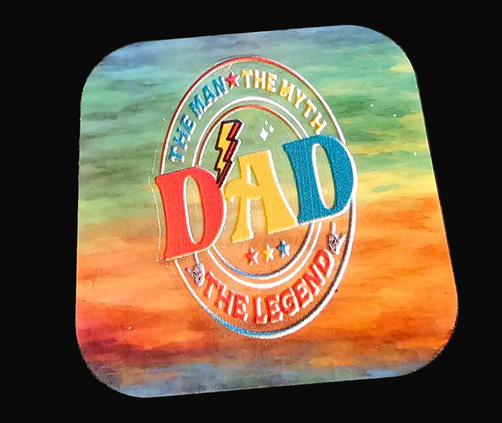 Square Magnets – Dad Inspired - 4 to choose from