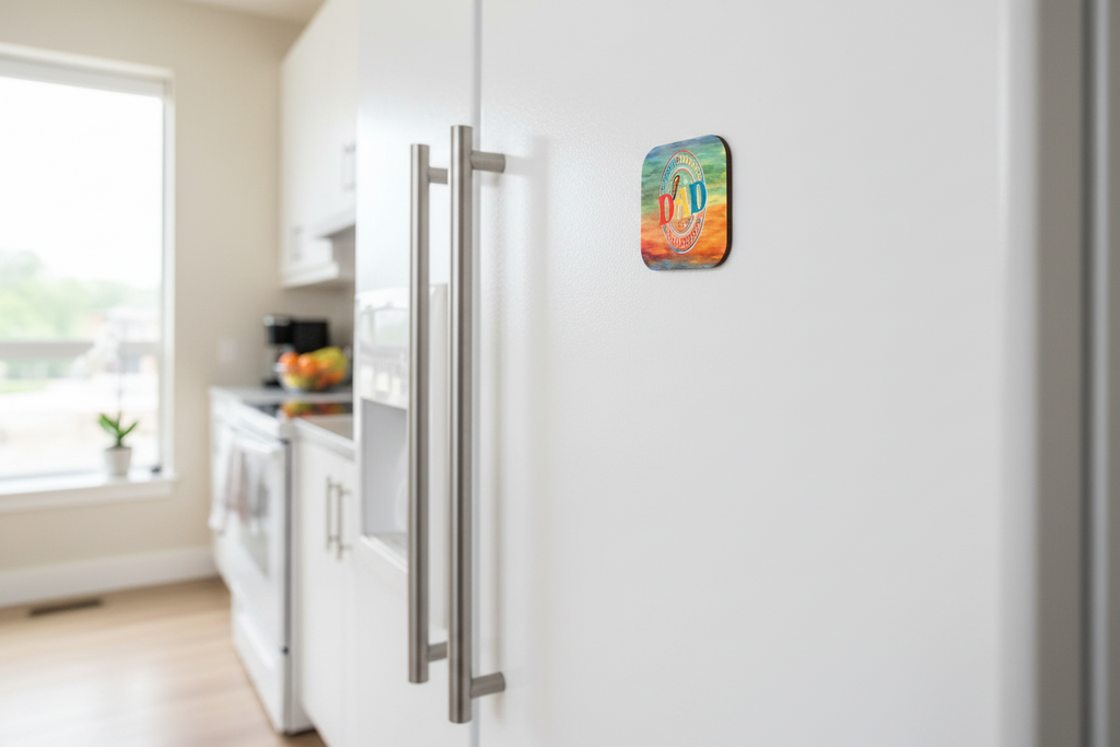 Square Magnets – Dad Inspired - 4 to choose from